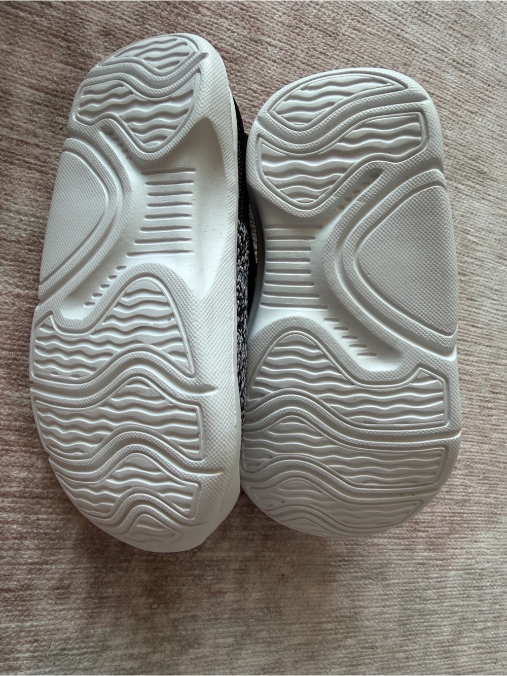 Kids Gray Brown Blue Slip On Sock Shoes NWOT - Picture 9 of 10